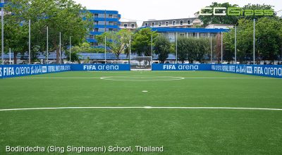 CCGrass Leap được lắp đặt tại sân FIFA Arena đầu tiên ở châu Á