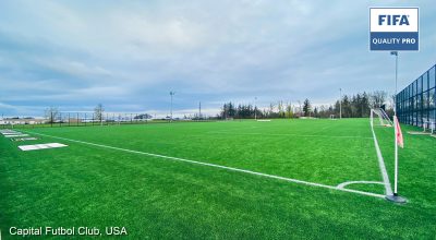 CCGrass bàn giao hai sân FIFA Quality Pro cho Capital FC tại Mỹ