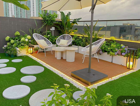 Mặt Sàn Cỏ Nhân Tạo Cho Ban Công & Sân Thượng